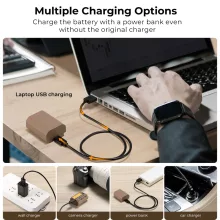 K&F Concept NP-FZ100 akkumulátor 2280mAh, USB-C csatlakozóval (KF-28-0023)