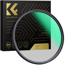 K&F Concept NANO-X series, B270, HD, CPL szűrő, vízlepergető, karcálló, 40,5mm (KF-01-989V1)