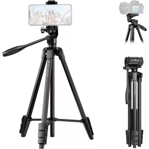 K&F Concept B174A1 állvány, telefontartó adapterrel, bluetooth kioldóval (KF-09-125)