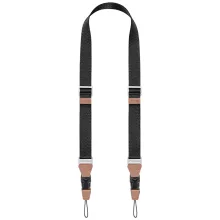 K&F Concept lapos nyakpánt gyorskioldó csattal, 3,2cm x 100-160cm, fekete (KF-13-115V1)
