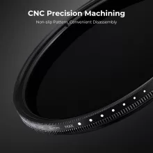 K&F Concept C Series Ultra-thin, VARIO ND 2-2000 változtatható szürkeszűrő, 55mm (KF-01-2441)