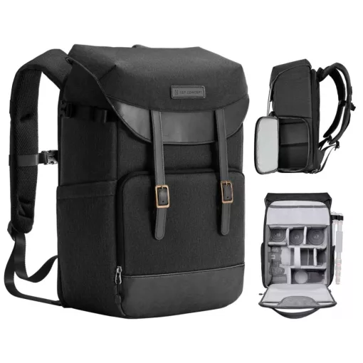 K&F Concept Beta Backpack Urban Wander 20L, fotós hátizsák, sötétszürke (KF-13-066V14)