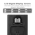   K&F Concept hordozható dupla BC-QZ1 akkumulátor töltő, LCD, USB-C, 2db FZ100 akkumulátorhoz (KF-28-0010V1)