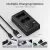   K&F Concept hordozható dupla USB-C akkumulátor LC-E12 töltő + 2db LP-E12 akkumulátor 1100mAh (KF-28-0029)