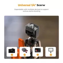 K&F Concept multifunkciós rögzítő bilincs, satu, magic arm, telefontartó adapter, Gopro adapter (KF-31-083)