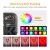   K&F Concept RGB LED lámpa, 2500-9900K, CRI 96+, 2000mAh, 21 fényeffekt, fekete (KF-34-036)