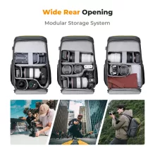 K&F Concept Alpha Air fotós hátizsák 25L, zöld (KF-13-128V1)