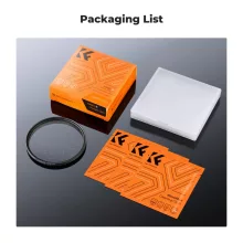 K&F Concept színes csillagszűrő, effekt szűrő, ultra vékony keret, 72mm, +3db törlőkendő (KF-01-2684)