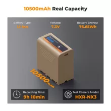 K&F Concept NP-F970 akkumulátor 10500mAh, USB-C csatlakozóval (KF-28-0036)