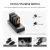   K&F Concept hordozható tripla USB-C akkumulátor LC-E6NH töltő, LCD + 3db LP-E6NH akkumulátor 2250mAh (KF-28-0039)