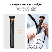 K&F Concept állvány, 162 cm selfie bot, Magsafe telefon adapter, bluetooth kioldó (KF-09-139)