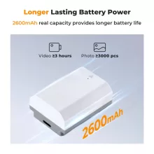 K&F Concept NP-FZ100 akkumulátor, 2db, 2600mAh, USB-C csatlakozóval (KF-28-0034S1)