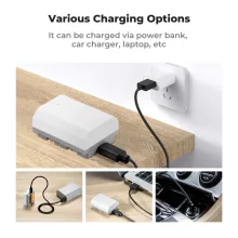 K&F Concept NP-FZ100 akkumulátor, 2db, 2600mAh, USB-C csatlakozóval (KF-28-0034S1)