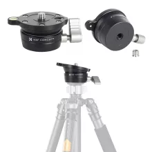 K&F Concept LB-60 panoráma állvány fej, 10kg teherbírás, 3/8"-os csatlakozás, vízszintjelző (KF-31-102)