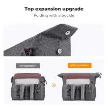 K&F Concept Urban Wander 8L, fotós oldaltáska, szürke (KF-13-186)