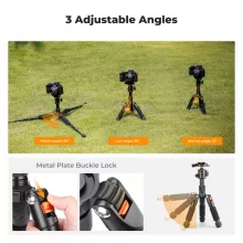 K&F Concept S225A1+BH-25 mini állvány, 52cm max magasság, 6kg teherbírás (KF-09-150)