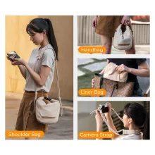 K&F Concept Urban Wander 11, 5L, fotós oldaltáska, bézs (KF-13-168V1)