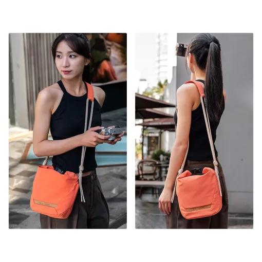 K&F Concept Urban Wander 11, 5L, fotós oldaltáska, narancs (KF-13-168)