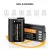   K&F Concept hordozható dupla USB-C akkumulátor DMW-BLK22 töltő + 2db DMW-BLK22 akkumulátor 2400mAh (KF-28-0042)