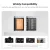   K&F Concept hordozható dupla USB-C akkumulátor CB-2LHE töltő + 2db NB-13L akkumulátor 1250mAh (KF-28-0043)