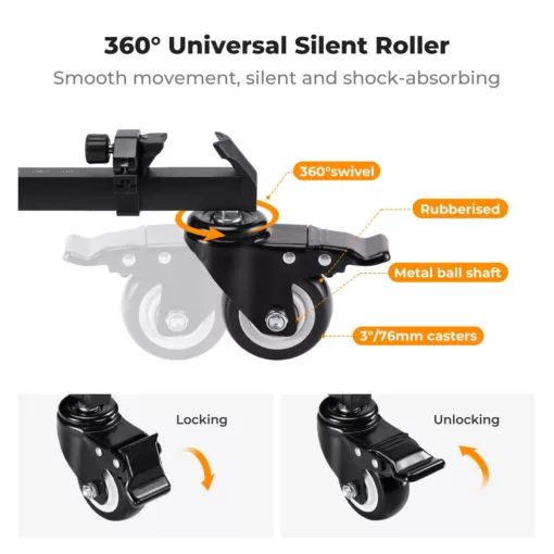 K&F Concept univerzális állvány dolly (KF-31-118)