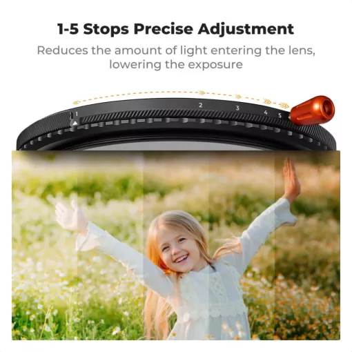 K&F Concept NANO-X, CPL+VARIO ND2-32+Black Mist 1/4 szűrő, w/o black cross, HD, vízlep, karcálló, 72 (KF-01-2926V2)