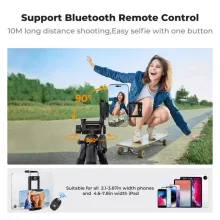 K&F Concept S254A3 + BV0 videó állvány, telefon adapter, bluetooth kioldó (KF-09-154)