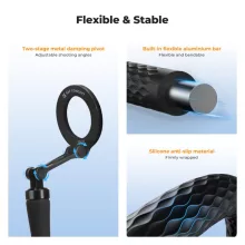 K&F Concept hajlítható selfie bot, Magsafe, Gopro adapter, bluetooth kioldó (KF-31-134)