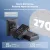   K&F Concept hordozható tripla USB-C akkumulátor MH-24 töltő, LCD + 3db EN-EL14 akkumulátor 1050mAh (KF-28-0100)