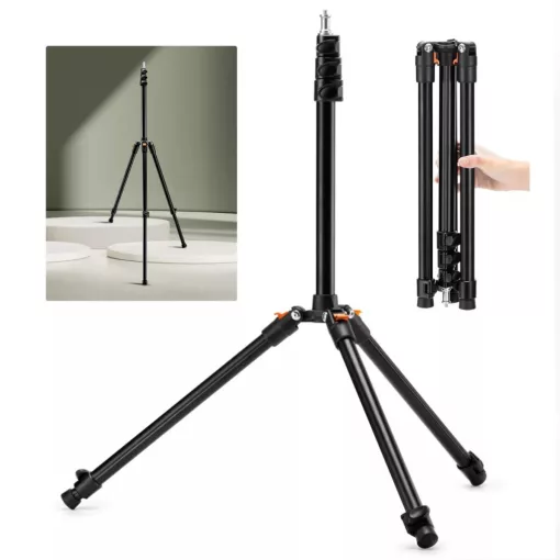 K&F Concept lámpaállvány, 200cm magasság, 3kg teherbírás, alumínum (KF-34-038)