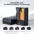   K&F Concept hordozható dupla USB-C akkumulátor LC-E6 töltő, LCD + 2db LP-E6NH akkumulátor 2600mAh (KF-28-0098)