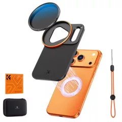   K&F Concept MagSafe szűrőtartó adapter 58 mm ND2-32 VND szűrővel, iPhone 17 Pro (KF-15-0017)