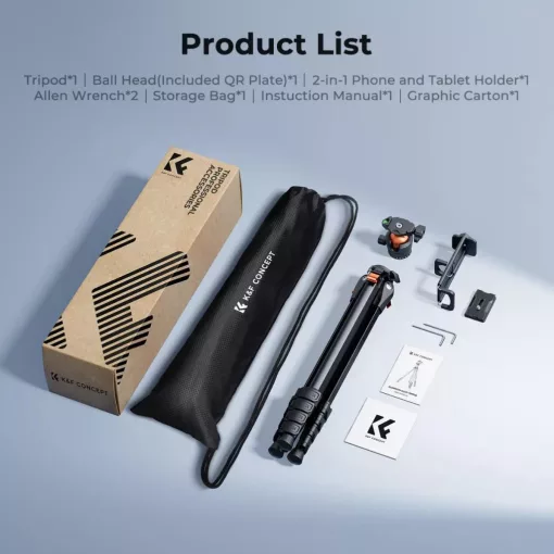 K&F Concept A305A3 + BH-40 állvány, telefon adapter (KF-09-171)