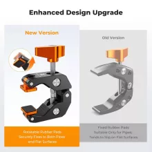 K&F Concept multi funkcionális super crab clamp, satu, 20-60mm átfogás (KF-31-218)