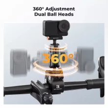 K&F Concept MS102 dupla satu/bilincs 8-40mm átmérőhöz, magic arm (KF-31-204S2)