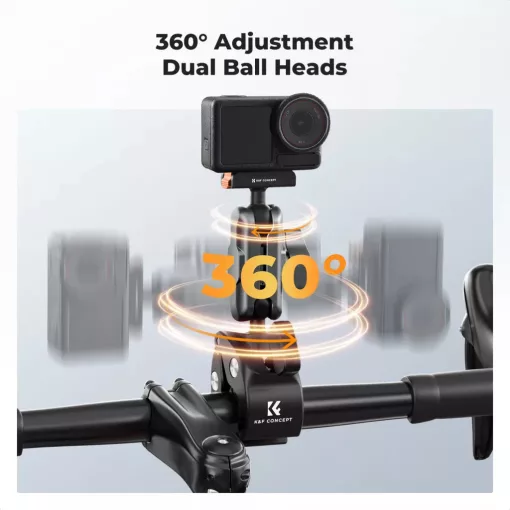 K&F Concept MS102 dupla satu/bilincs 8-40mm átmérőhöz, magic arm (KF-31-204S2)