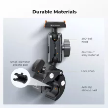 K&F Concept MS102 dupla satu/bilincs 8-40mm átmérőhöz, magic arm (KF-31-204S2)