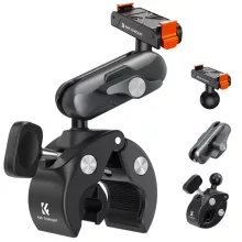 K&F Concept MS101 csőre szerelhető satu 8-40mm átmérőhöz, magic arm, DJI Action3/4/5 Pro/Osmo 360 (KF-31-204S1)