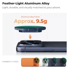 K&F Concept CPL Snap-on szűrő, HD bevonat, vízálló, karcálló, kék, iPhone 17 Pro/Max (KF-15-0055)