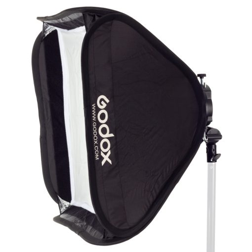 Godox 60x60cm softbox für Systemblitz mit S2 S-type halter und Gitter SGGV6060