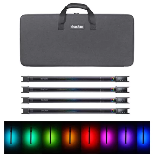 Godox TL60 RGB 4 Light Kit (RGB - 2700K-6500K, 18W)