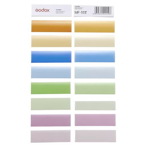 Godox MF-11T Color Effekt - Színszűrő Szett MF-12 makró vakuhoz (színhőmérséklet korrekcióhoz)