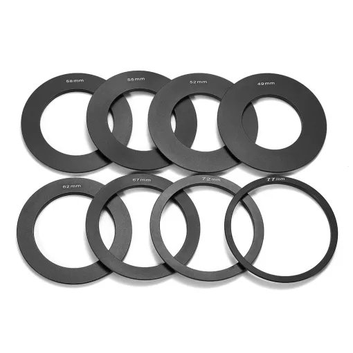 Godox MF-AR-R adapter gyűrű szett MF-12 makró vakuhoz (8db, 49-77m)