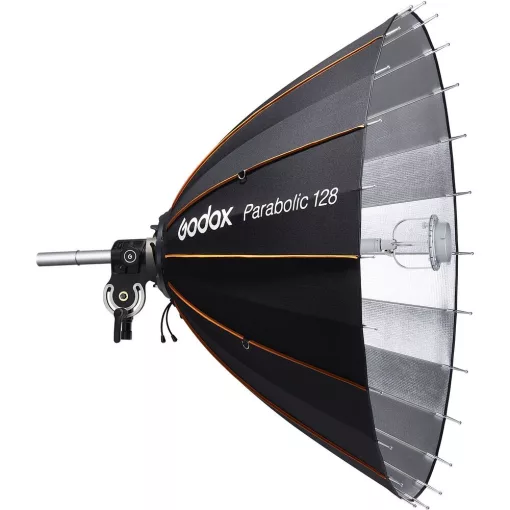 Godox Zoom Box P128 Kit - Fókuszálható Parabola Softbox Szett - 130cm