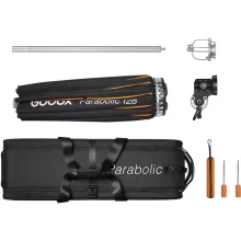 Godox Zoom Box P128 Kit - Fókuszálható Parabola Softbox Szett - 130cm