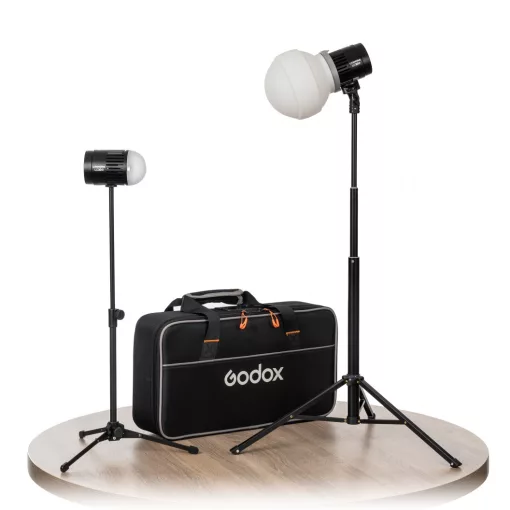 Godox LC30D-K2 Litemons Tabletop Video double Licht kit (5600K-30W) 