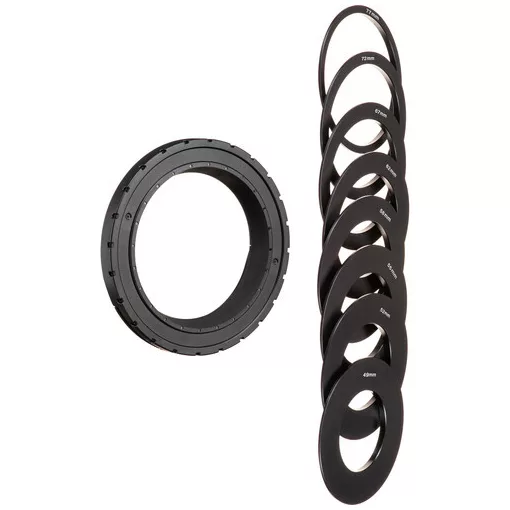 Godox MF-AR KIT adapter és gyűrű szett MF-12 makró vakuhoz (adapter + 8db, 49-77m)