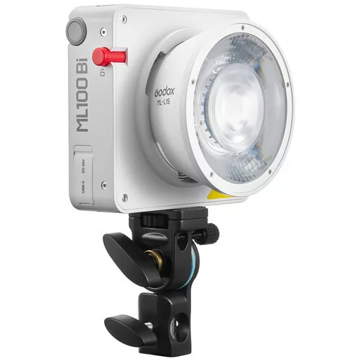 Godox ML100 BI KIT 1 LED Lámpa (Bi-Color) - 36° Lens & Power Bank tartó Szett