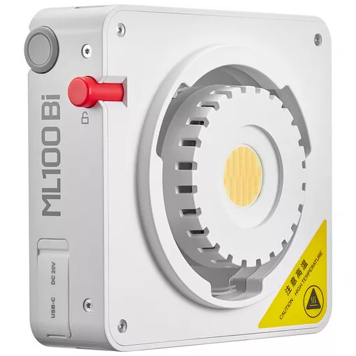 Godox ML100 BI KIT 2 LED Lámpa (Bi-Color) - 36° Lens & V-Mount Markolat Szett
