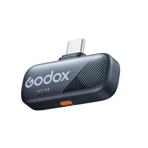 Godox Cube-C Combo Kit2 - Vezeték nélküli Mikrofon USB-C csatlakozás, mobilokhoz (2.4 GHz)